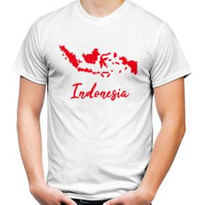 Kaos Peta Indonesia dalam Coretan Merah