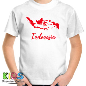 Kaos Peta Indonesia dalam Coretan Merah