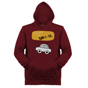 Jaket Hoodie Time To Travel Car