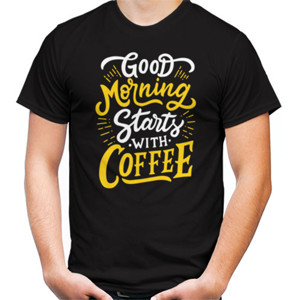 Kaos Good Mornig Starts With Coffee