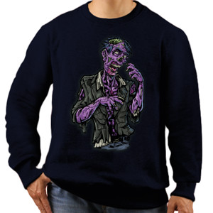 Jaket Sweater Zombies Pop Art 
