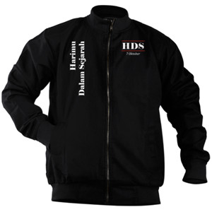 Jaket Bomber Kaos HDS - 7 Oktober