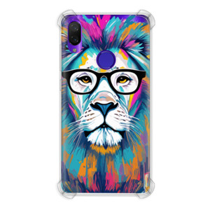 Lukisan Singa Hipster/Hipster Lion Painting Casing HP