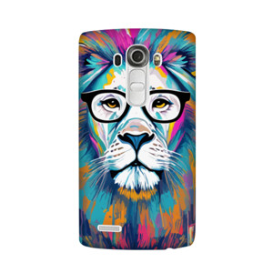 Lukisan Singa Hipster/Hipster Lion Painting Casing HP
