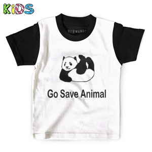 Kaos Anak Full-Print Kaos Anak Go Save Animal