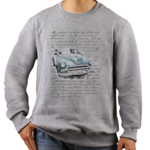 Jaket Sweater Kaos Mobil Tua - Retro (SB54U)