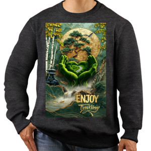 Jaket Sweater Enjoy Travelling