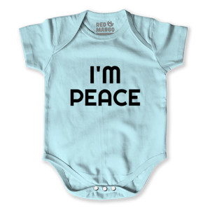 Baby Jumper KAOS PLESETAN I'M PEACE