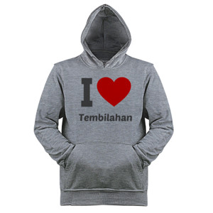 Jaket Hoodie I Love Tembilahan