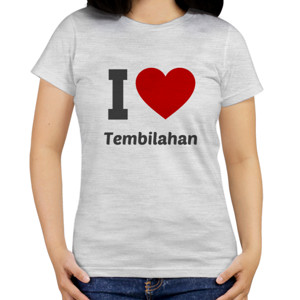 Kaos I Love Tembilahan