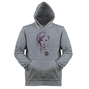Jaket Hoodie Woman Shape of Flower