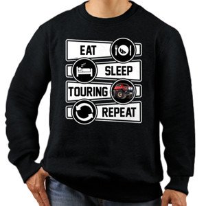 Jaket Sweater Eat Sleep Touring Repeat 110121