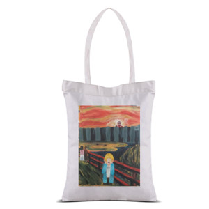Tas Tote Tote Bag Attack on Titan custom