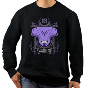 Jaket Sweater Kaos Dota 2 Faceless Void Tee (Black Tshirt)