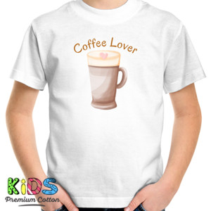 Kaos Pecinta Kopi - Coffee Lover Secangkir Kopi Hati