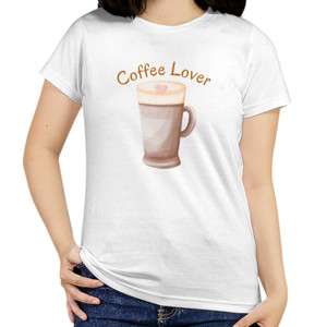 Kaos Pecinta Kopi - Coffee Lover Secangkir Kopi Hati