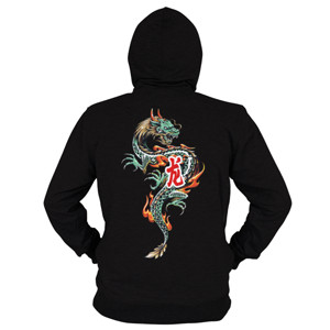 Hoodie Zipper Dragon