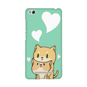 Lovely dogs green Casing HP