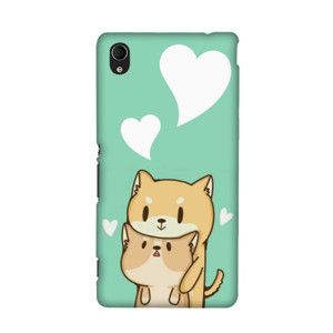 Lovely dogs green Casing HP