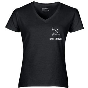 Kaos Zodiak Sagitarius Logo - White Exclusive