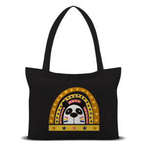 Tas Tote Panda Stars