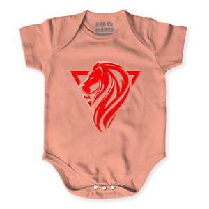 Baby Jumper Logo simbol singa secara sederhana