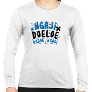 Kaos Poome Ngaji Doeloe Baroe Ngopi