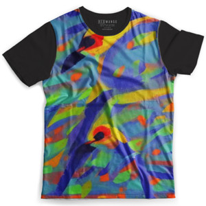Kaos Fullprint Bird abstract