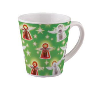 Mug Malaikat natal pattern