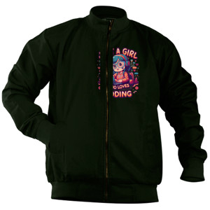 Jaket Bomber coding girl 2