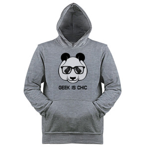 Jaket Hoodie Geek Is Chic ( funny nerd )