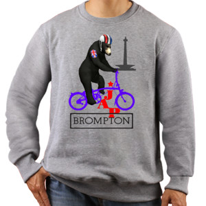 Jaket Sweater Beruang Brompton