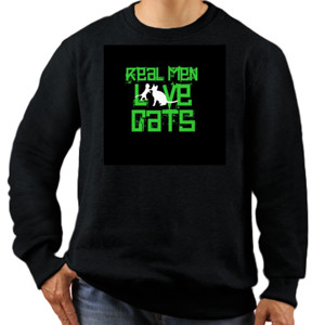 Jaket Sweater Real Men Love Cats - Kucing