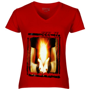 Kaos Pria TWO tone - RED mango