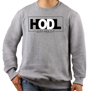 Jaket Sweater HODL JUST HOLD IT