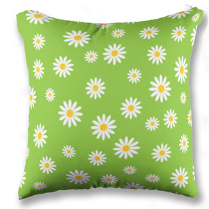 Bantal Flower Green
