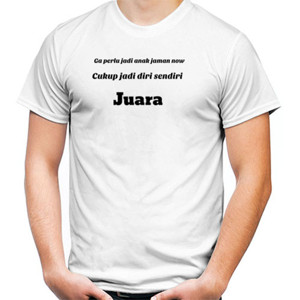 Kaos Kaos motivasi Cowok