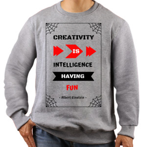 Jaket Sweater Albert Einstein Quote