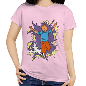 Kaos Tintin Happy