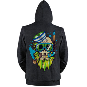 Jaket Hoodie Skull Snorkeling