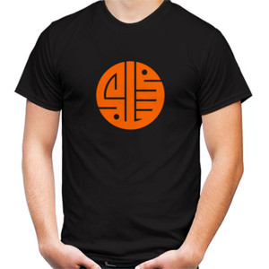 Kaos Muslim Circle Solid Orange-Black