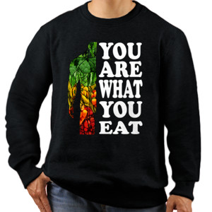 Jaket Sweater QUOTE|YOU ARE WHAT YOU EAT #AIM #HAN