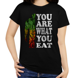 Kaos QUOTE|YOU ARE WHAT YOU EAT #AIM #HAN
