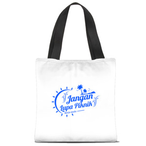 Tas Tote Fullprint Tas Tote Jangan lupa piknik