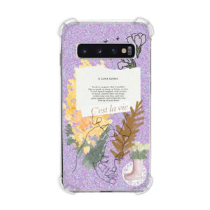 Casing HP Aesthetic purple case samsung galaxy S10