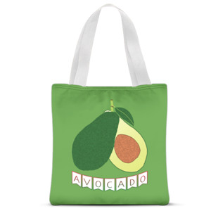 Tas Tote Fullprint Avocado