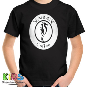 Kaos Custom : Seahorse Hitam