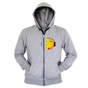 Hoodie Zipper Emoticon karoke