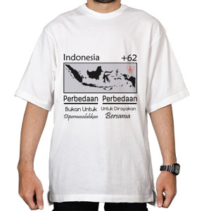 Kaos Oversize Warga +62 INDONESIA