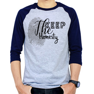 Kaos Raglan Keep The Honesty